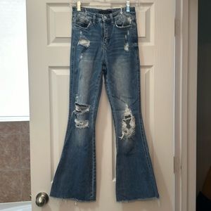 Fly Monkey high rise flare jeans